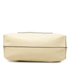LOEWE Linen Embossed Calfskin Anagram Shopper Tote Secondhand