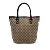 Gucci GG Canvas Web Match Ball Tote Secondhand