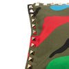 Secondhand Valentino Nylon Rockstud Camouflage Zip Clutch