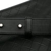 Secondhand Bottega Veneta Lambskin Embossed Intrecciato Triple Zip Messenger Bag