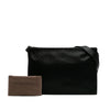 Secondhand Bottega Veneta Lambskin Embossed Intrecciato Triple Zip Messenger Bag