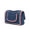 Chanel Quilted Denim Classic Single Flap Secondhand