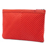 Chanel Large Chevron Lambskin Double Stitch Boy O Case Clutch Secondhand