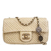 Chanel Small Micro Quilted Metallic Lambskin Coin Flap Secondhand