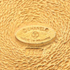 Chanel Gold Plated 31 Rue Cambon Round Brooch Secondhand