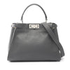 Fendi Medium Leather Selleria Peekaboo Iconic Satchel Secondhand