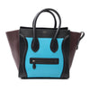 Celine Mini Tricolor Leather Luggage Tote Secondhand