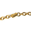 Chanel Gold Plated Rhinestone Chain Necklace Secondhand