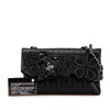 Chanel Choco Bar Calfskin Camellia No. 5 CC Shoulder Bag Secondhand