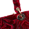 Dior Medium Embroidered Velvet Roses Lady D Lite Secondhand