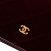 Chanel CC Quilted Velvet Wallet on Chain Secondhand