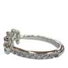 Louis Vuitton Palladium Plated and Strass LV Iconic Ring Metal Secondhand