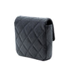 Chanel CC Quilted Caviar Flap Card Holder On Chain Secondhand