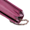 Secondhand Chanel Patent CC Lipstick Wallet On Chain