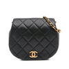 Chanel Mini Quilted Calfskin Coco Mail Clutch with Chain Secondhand