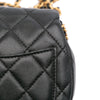 Secondhand Chanel Mini Quilted Calfskin Coco Mail Clutch with Chain