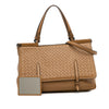 Bottega Veneta Medium Nappa Intrecciato Monaco Satchel Secondhand