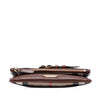 Burberry House Check Canvas and Leather Adeline Fold Over Wristlet Clutch Secondhand