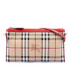 Burberry Haymarket Check Coated Canvas Peyton Crossbody Secondhand
