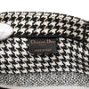 Dior Medium Canvas Houndstooth Embroidered Book Tote Secondhand