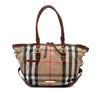 Burberry Small House Check Canvas Bridle Salisbury Tote Secondhand