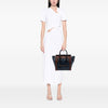 Celine Mini Tricolor Leather Luggage Tote Secondhand
