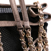 Chanel CC Mesh and Metallic Calfskin Bucket Bag Secondhand