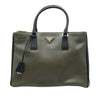 Prada Medium Bicolor Saffiano Lux Galleria Double Zip Satchel Secondhand