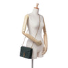 Saint Laurent Suede and Calfskin Monogram Cassandra Clasp Bag Secondhand