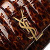 Saint Laurent Small Patent Monogram Tortoiseshell Vicky Chain Bag Secondhand