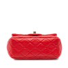 Chanel Mini Square Classic Lambskin Pearl Crush Single Flap Secondhand
