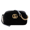 Gucci Small GG Marmont Matelasse Velvet Crossbody Secondhand
