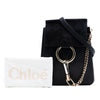 Secondhand Chloé Mini Calfskin and Suede Faye Bracelet Bag