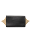 Celine Small Tricolor Leather Trapeze Satchel Secondhand