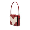 Prada Bicolor Saffiano Turnlock Satchel Secondhand