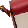 Prada Bicolor Saffiano Turnlock Satchel Secondhand