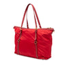Prada Saffiano Trimmed Tessuto Satchel Secondhand