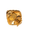 Chanel Gold Plated Diamond Clip on Earrings Secondhand