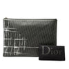 Dior Homme Printed Diorissimo Coated Canvas Zip Clutch Secondhand