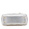 Secondhand Dior Mini Metallic Grained Calfskin Cannage Lady Dior