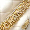 Secondhand Chanel Quilted Lambskin CC Crystal Signature Chain Hobo