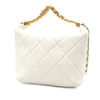 Secondhand Chanel Quilted Lambskin CC Crystal Signature Chain Hobo