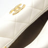 Secondhand Chanel Quilted Lambskin CC Crystal Signature Chain Hobo