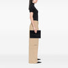Saint Laurent Croc Embossed Leather Monogram iPad Case Secondhand