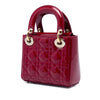 Dior Mini Patent Cannage Lady Dior Secondhand