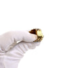 Gucci Gold Plated Lion Head Ring Secondhand