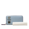 Gucci Yuko Higuchi Calfskin Cat Boris Zip Around Wallet Secondhand