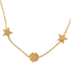 Dior Gold Plated CD Mother of Pearl Destiny Necklace Secondhand