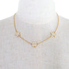 Dior Gold Plated CD Mother of Pearl Destiny Necklace Secondhand