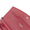 Chanel CC Caviar Sevruga Wallet On Chain Secondhand